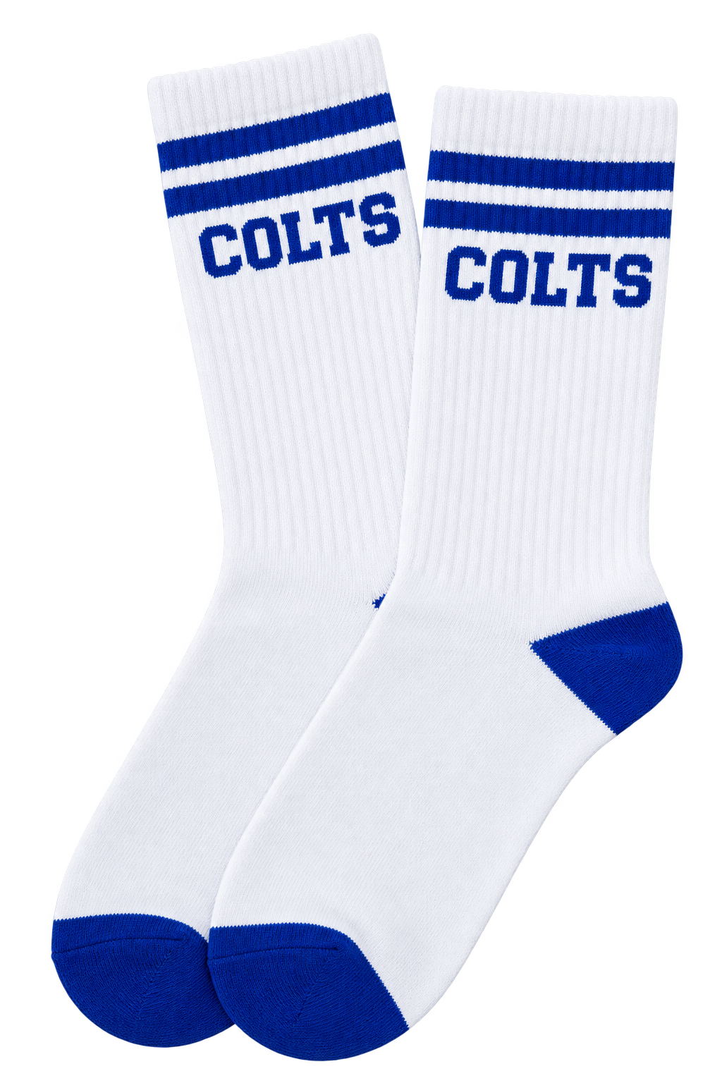 Carrillo White Crew Socks