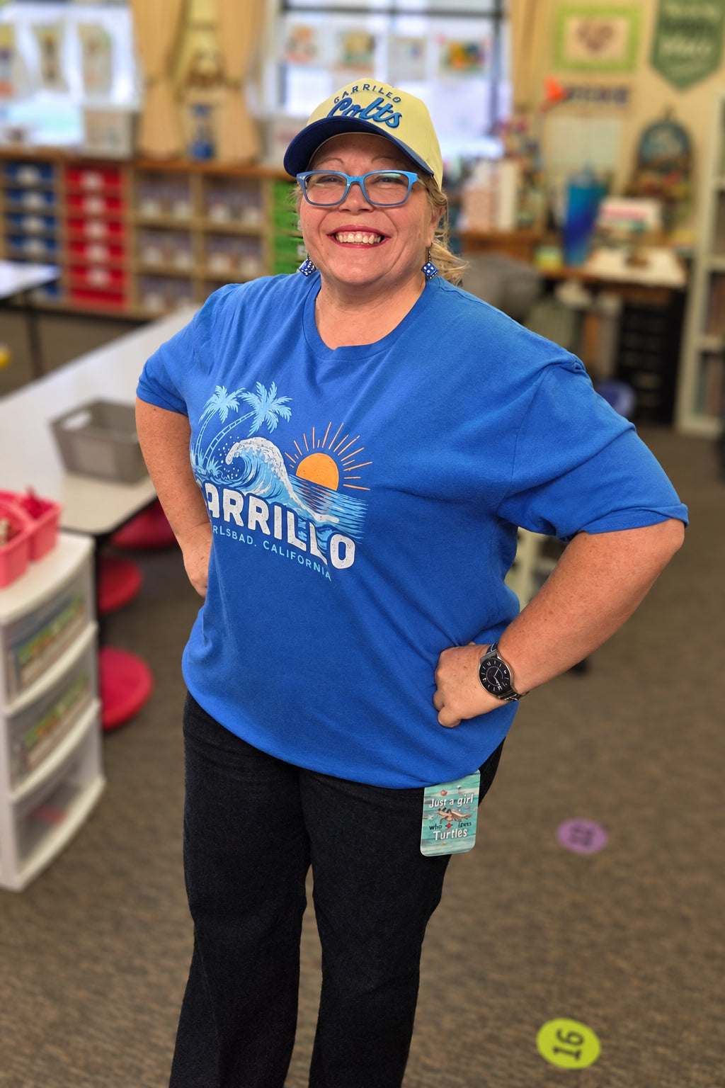 Carrillo blue coastal adult tshirt 2026