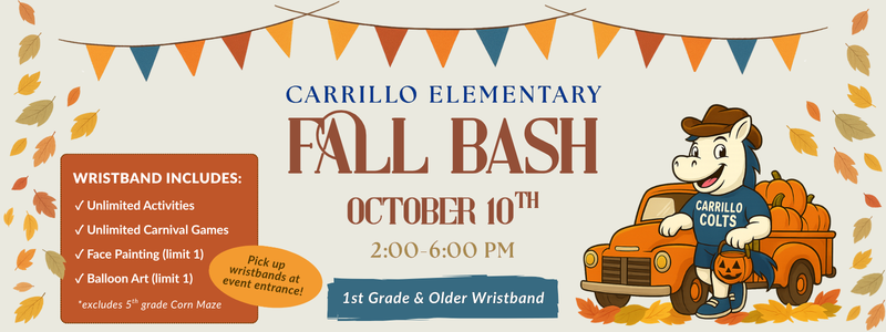 Buy Fall Bash Wristbands