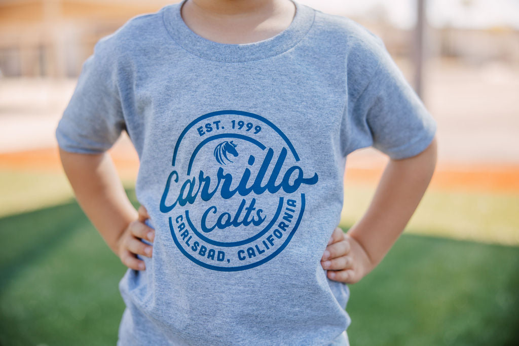 Youth T-shirt Carrillo Athletic Grey