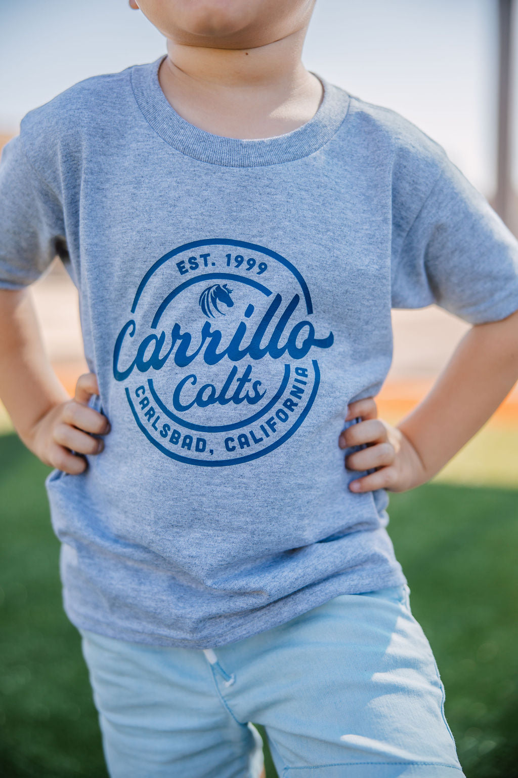 Youth T-shirt Carrillo Athletic Grey