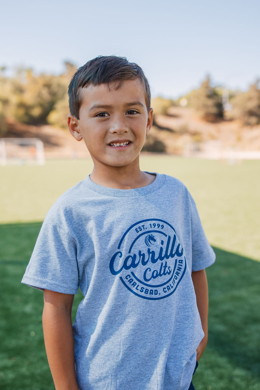 Youth T-shirt Carrillo Athletic Grey