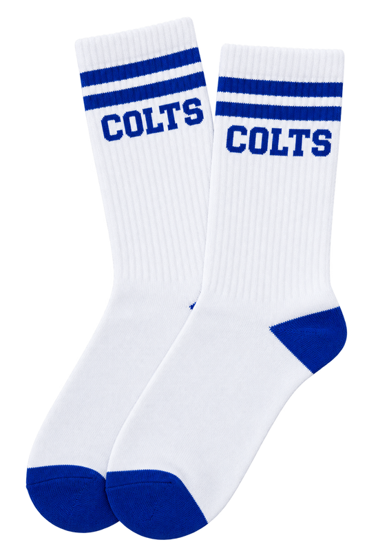 Carrillo White Crew Socks