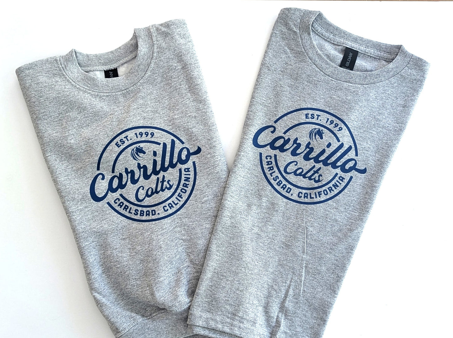 Adult T-shirt Carrillo Athletic Grey