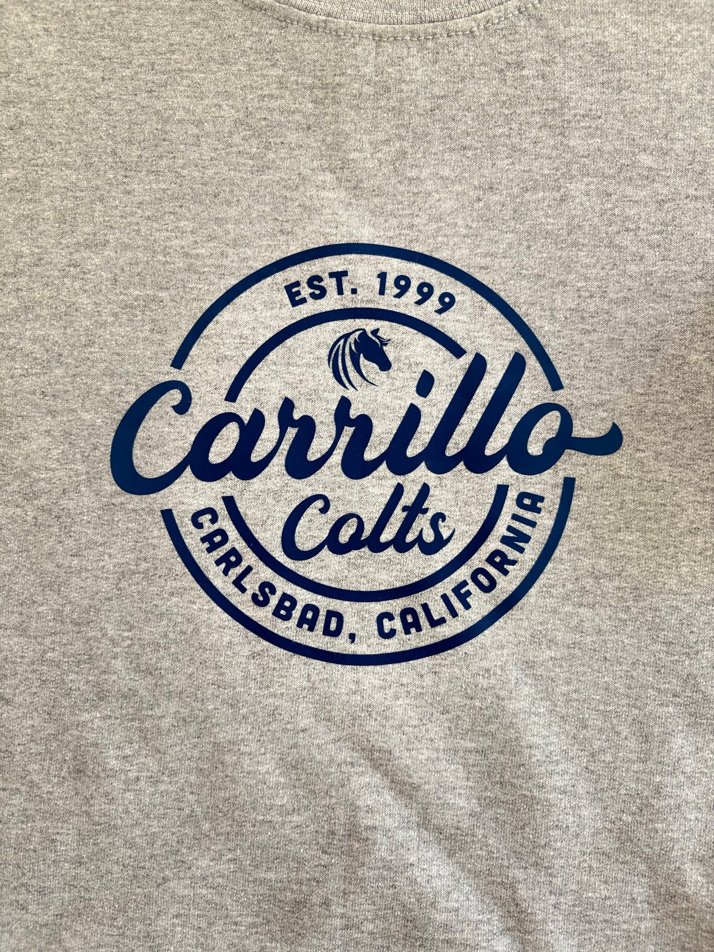 Adult T-shirt Carrillo Athletic Grey
