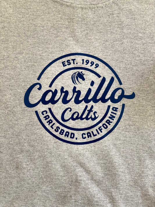 Adult T-shirt Carrillo Athletic Grey