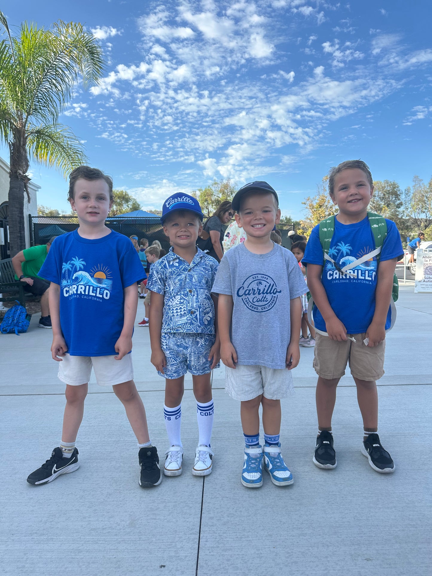 Carrillo blue coastal youth tshirt 2026